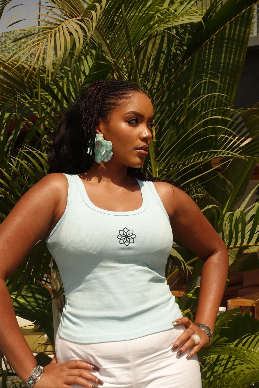 Cropped Faux leather Jacket