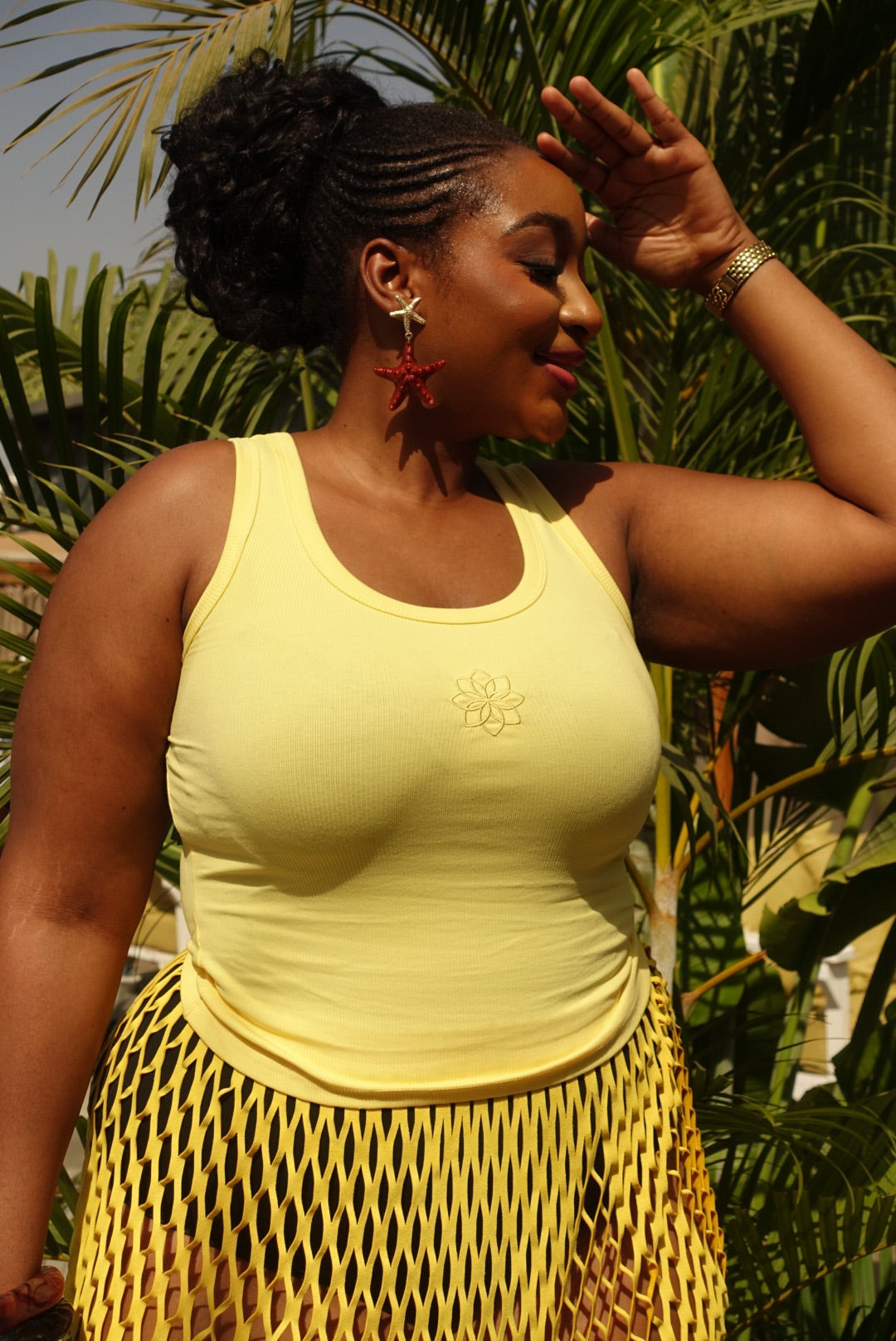 Cropped Faux leather Jacket